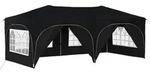 vidaXL Pop-up Partyzelt Anthrazit 575 x 288 x 245 cm Oxford-Stoff