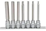 "KS TOOLS 3/8" Bit-Stecknuss-Satz Innensechskant, lang, 7-tlg"