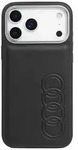 Audi TT MagSafe Kunstlederh&uuml;lle iPhone 17 Pro Max - Schwarz