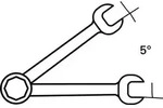 Maulringratschenschl&uuml;ssel SW 27mm L.359mm ger.TECWERK