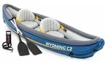 INTEX 68389N Kajak Wyoming C2 2-Personen Schlauchboot 302x89x53cm inkl. Paddel