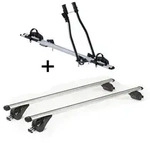 Fahrradtr&auml;ger SAGITTAR + Dachtr&auml;ger/Relingtr&auml;ger VDP KING1 kompatibel mit...