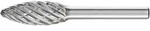 Fr&auml;sstift - PFERD - Hartmetall - Schaft-&Oslash; 6 mm - f&uuml;r Stahl - Flammenform -