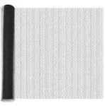 vidaXL Sechseckzaun Grau 1,4x25 m Stahl