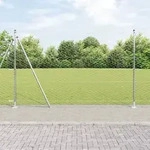 vidaXL Hexagonzaun 1,6x25 m Feuerverzinkter Stahl