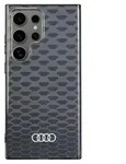 Audi IML Stitching Pattern MagSafe Case S24 Ultra S928 schwarz/schwarz Hardcase