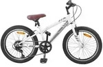 vidaXL Mountainbike 20 Zoll 6-Speed f&uuml;r 5-8 Jahre alt Wei&szlig;