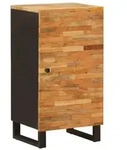vidaXL Seitenschrank mit T&uuml;r Braun 40 x 33 x 75 cm Massivholz Mango