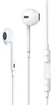 Kabelgebundene Kopfh&ouml;rer mit 3,5mm Miniklinke In-Ear Kopfh&ouml;rer in Wei&szlig; 1,20m