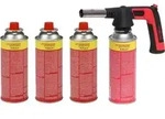ROTHENBERGER Industrial RS 220 Brenner Aufsatz inkl. 4 x RoButan 220g Piezo 180-360