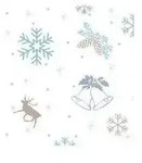 Transparentpapier 115 g/qm A4 VE=25 Blatt Classic Christmas blau/braun Motiv 5