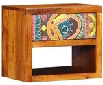 vidaXL Nachttische 2 Stk. 40x35x35 cm Massivholz Akazie