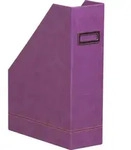 Rhodia Rhodiarama Stehsammler aus Kunstleder, 10x25x31cm - Violett 318930C