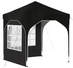 vidaXL Pop-up Partyzelt 192 x 192 x 245 cm Schwarz