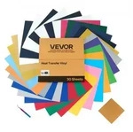 VEVOR Vinylfolie W&auml;rme&uuml;bertragung Transferfolie (304,8 x 304,8 mm) 30...