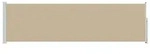 vidaXL Ausziehbares Seitenmarkise Beige 500 x 140 cm Polyester