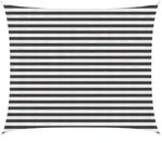 vidaXL Sonnensegel Anthrazit und Wei&szlig; 2,5 x 3 m HDPE