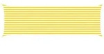 vidaXL Sonnensegel Gelb und Wei&szlig; 6 x 2 m 100 % Polyester Oxford