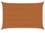 vidaXL Sonnensegel Orange und Braun 4,5 &times; 3 m 100 % Polyester Oxford