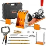 VEVOR Pocket Hole Jig Kit Dreitaschenloch mit Schraubenschl&uuml;ssel &