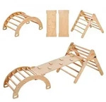 VEVOR Pikler-Dreieck-Set, 5-in-1-Kletterspielzeug f&uuml;r Kleinkinder,