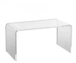 VEVOR Beistelltisch 813 x 401 x 414 mm, U-f&ouml;rmiger Acryltisch Beistelltisch,