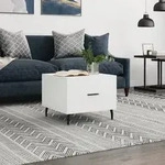 vidaXL Couchtisch Wei&szlig; 50x50x40 cm Holzwerkstoff