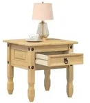 vidaXL Beistelltisch Corona 50x50x50 cm Massivholz Kiefer