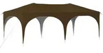 vidaXL Pop-up Partyzelt Taupe 575 x 288 x 245 cm Oxford-Stoff