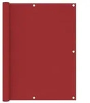 vidaXL Balkon-Sichtschutz Rot 120x400 cm Oxford-Gewebe
