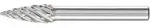 Fr&auml;sstift - PFERD - Hartmetall - Schaft-&Oslash; 6 mm - f&uuml;r Stahl - Spitzbogenform -