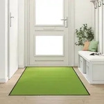 vidaXL Fu&szlig;matte Waschbar Gr&uuml;n 120x250 cm