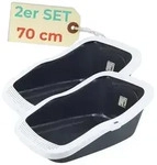2er Set XXL Katzenklo Katzentoilette gro&szlig; Gro&szlig;es Katzenklo 70 cm Katzen Klo...