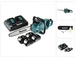 Makita DUC 355 PT4 Akku Kettens&auml;ge 36V ( 2x18V ) Brushless 35 cm + 4x 5,0 Ah...