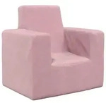 vidaXL Kindersofa Rosa Weich Pl&uuml;sch