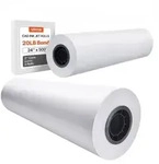 VEVOR Gro_formatpapier Plotterpapier 152,4 m x 61 cm 2 Rollen CAD-Bond-Rollen...