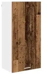 vidaXL H&auml;ngeschrank Altes Holz und Wei&szlig; 50 x 31 x 100 cm Holzwerkstoff