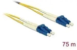 Delock LWL Kabel LC Duplex zu LC Duplex Singlemode OS2 75 m