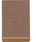 Rhodia Webnotepad 9x14 cm, 96 Bl liniert, mikroperforiert, 90g, Taupe 194347C