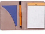 Rhodia Mappe f&uuml;r Block oder Notizheft B7, N&deg;12 10,5x14 cm Rosenholz 212009C