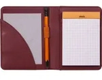 Rhodia Mappe f&uuml;r Block oder Notizheft A7, N&deg;11 9,5x12,5 cm Weinrot 211008C