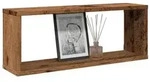 vidaXL W&uuml;rfel-Wandregale 4 Stk. Altholz-Optik 60x15x23 Holzwerkstoff
