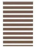 vidaXL Zebrarollo Braun 105x100 cm Stoffbreite 100,9 cm Polyester