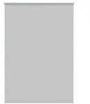 vidaXL Verdunkelungsrollo Hellgrau 105x130cm Stoffbreite 100,7cm