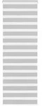 vidaXL Zebrarollo Hellgrau 90x200 cm Stoffbreite 85,9 cm Polyester