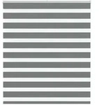 vidaXL Zebrarollo Dunkelgrau 120x150 cm Stoffbreite 115,9 cm Polyester