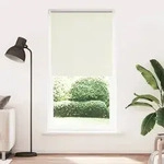 vidaXL Verdunkelungsrollo Cremewei&szlig; 105x230cm Stoffbreite 100,7cm