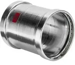 Viega Prestabo XL-Schiebemuffe mit SC-Contur, Stahl unlegiert, verzinkt, d: 76,1, 1