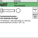 Sechskantschraube ISO 4017 VG M10x 45 8.8 feuerverz. 100 St&uuml;ck