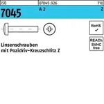 Flachkopfschraube ISO 7045 PZ M1,6x 3-Z A 2 1000 St&uuml;ck